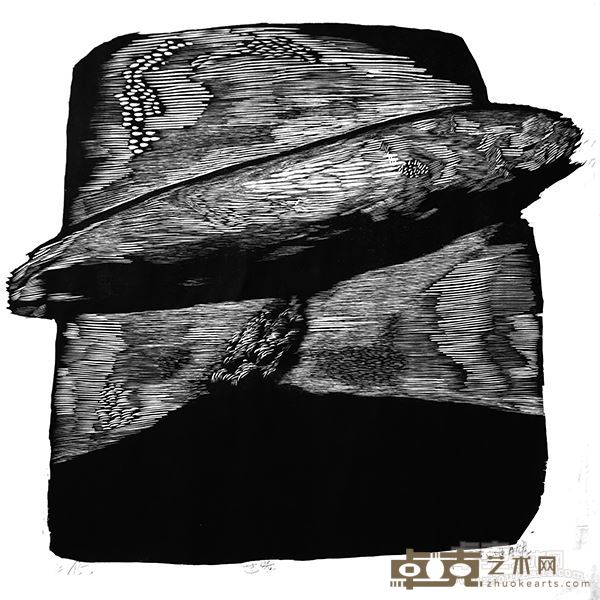 陈小克 过客 木版
