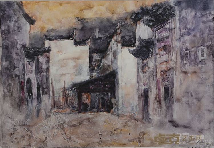 袁春生-老城印象》   55x79