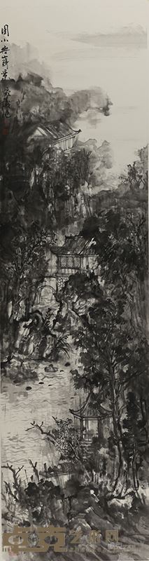 刘婉仪-可园清韵2--180x49cm