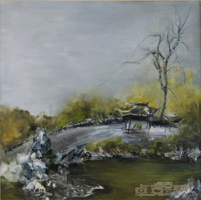 黄小红  《 静园秋意》 50 cm×50cm 布面油画 2016