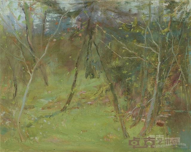 杨勇《春》40 cm×50cm 板面油画 2016