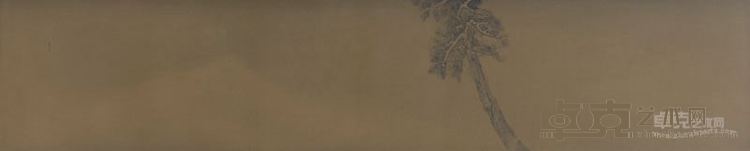寒松帖 布面油画  60×300cm  彭斯   2016