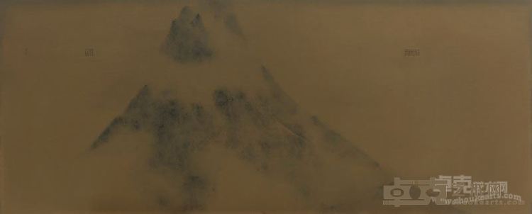 南山帖  布面油画 120x300cm 彭斯 2015