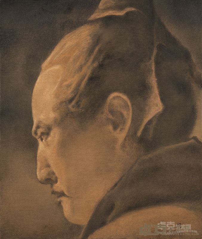 檗庐写十三像 之九  油画 40x34cm 彭斯 2016