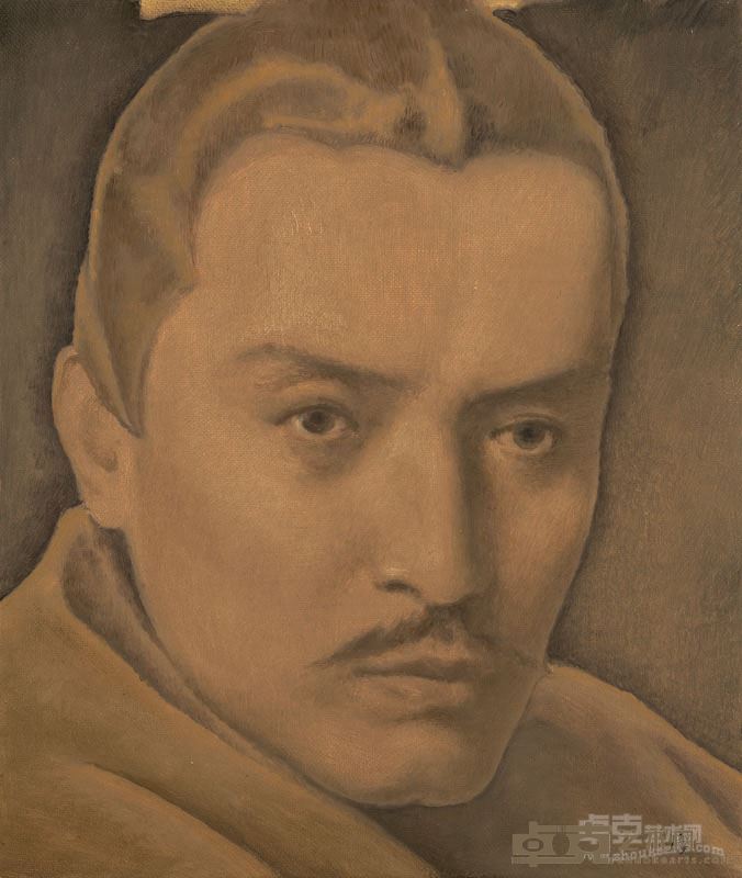 檗庐写十三像 之八 油画 40x34cm 彭斯 2016