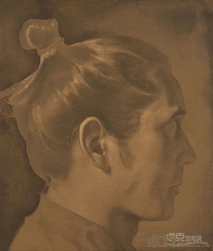 檗庐写十三像 之四 油画 40x34cm 彭斯 2016