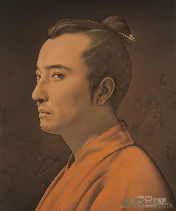 孤竹君 油画 60x50cm 彭斯 2016