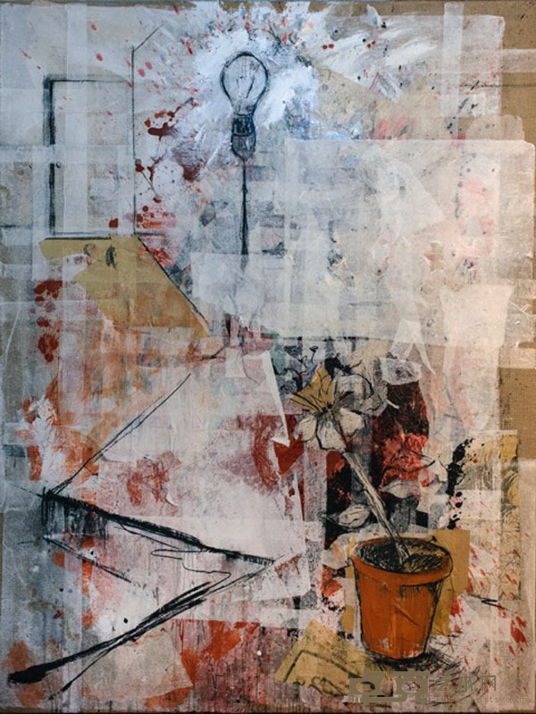 Carlos Sebastia Ortega 《不同角度的逻辑》200×150cm布面综合 2015