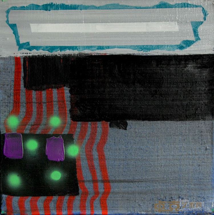 OLIVIER DI PIZIO 《Formatx2》30×30cm 布面丙烯 2014
