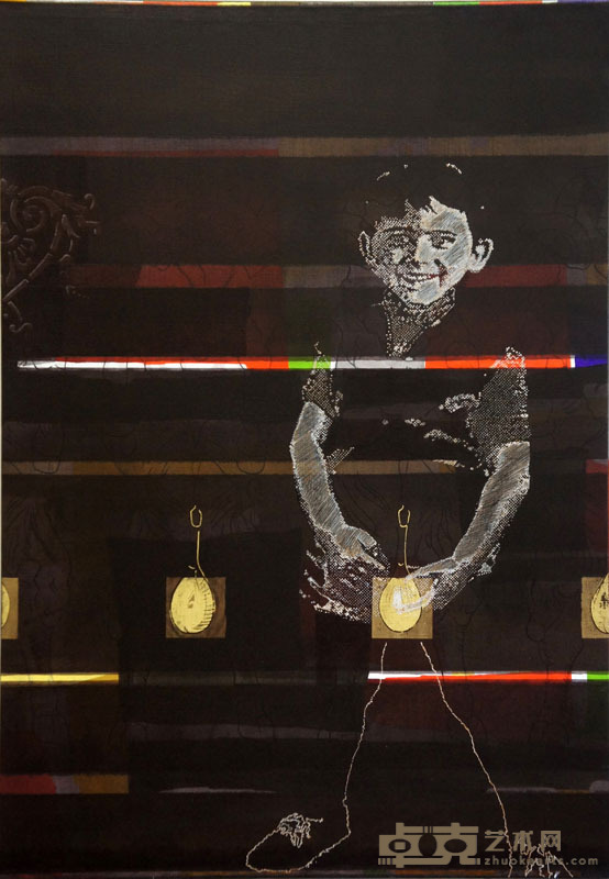 YVAN LE BOZEC 《金子!金子! No.2》 116×81 布面丙烯 2016