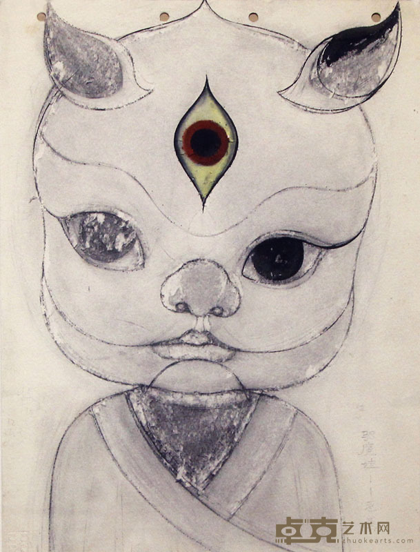 付惠  纸本水彩41.5x31.5cm