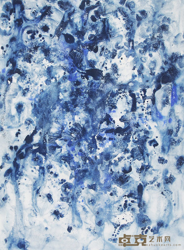 万艳兰 纸本水彩 78x108cm