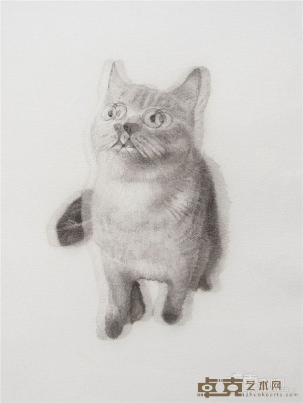 赵霄鸿 纸本水彩 27×39cm