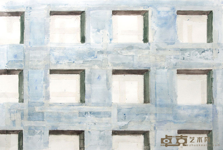 曹珩  纸本水彩综合  40×60cm