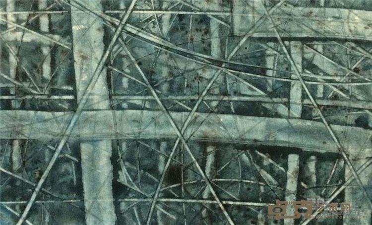 李勇刚 纸本水彩30x60cm