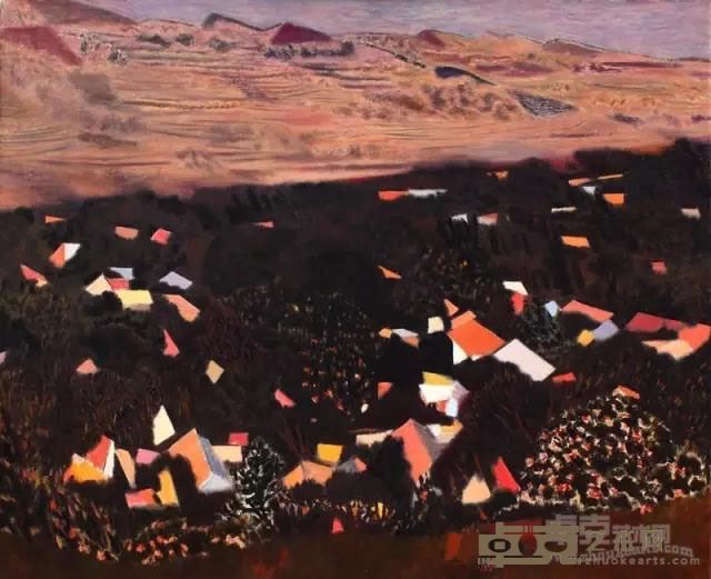 《夜幕洒落悄无声》 王克举 140x160cm 2015年