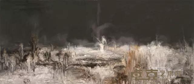 《风景系列二——14号》 苏新平 97×195cm 2008年