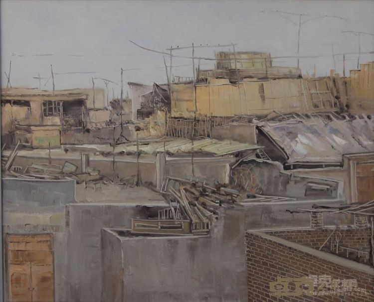 伊力哈木江 《于田古城1》60×50cm