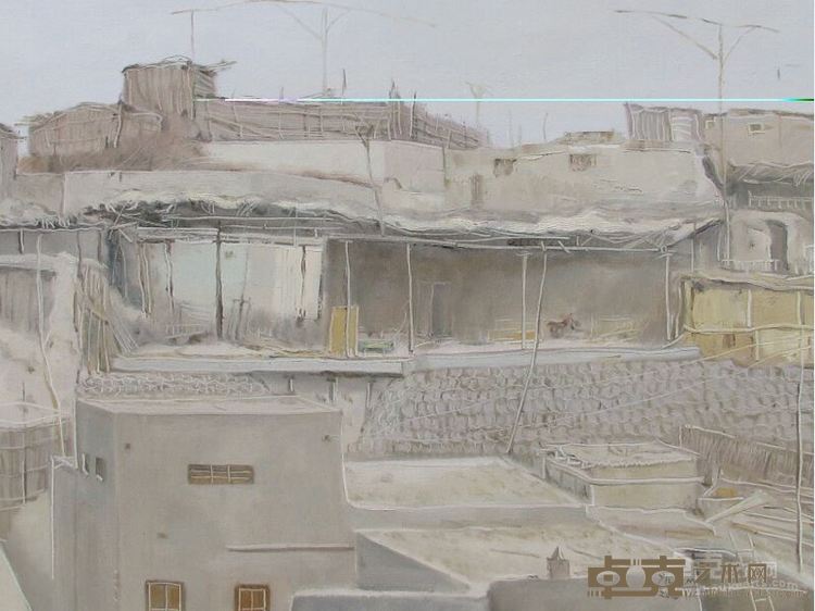 伊力哈木江 《于田古城2》60×50cm