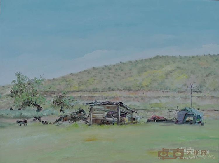 伊力哈木江 哈日图热格2  60x80cm