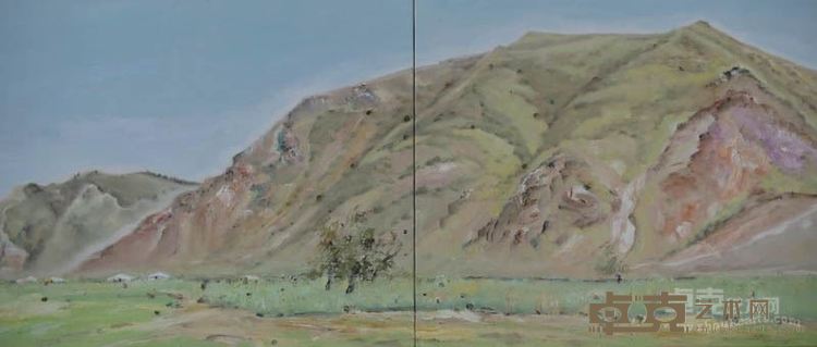 伊力哈木江 哈日图热格3  50x120cm
