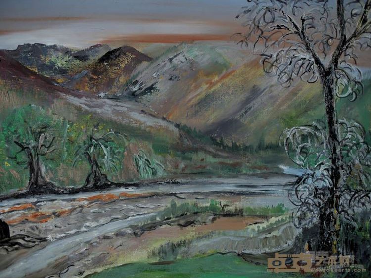 陈蜀 博尔塔拉风景   60x80cm