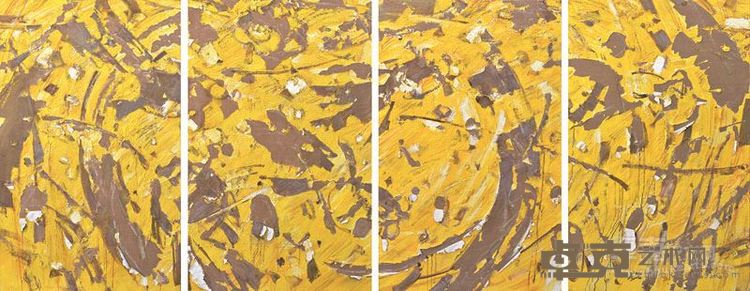 鱼之乐_The Pleasure of fishes_400x180cm_2004