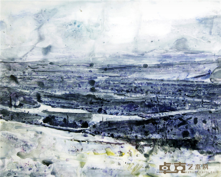 辛立刚 纸本水彩综合 50x40cm