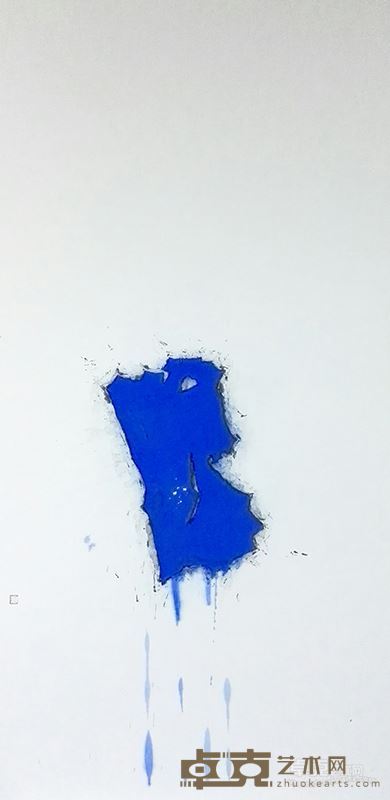 一个历程  2016年 纸本水墨 粉质颜料68cm134cm