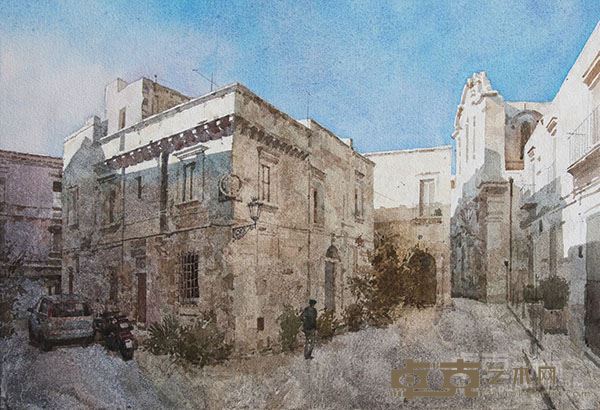 莱切的风景之11 35cm×54cm 2015年