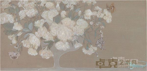 邓远清《闯入者》尺寸67X32.5cm纸本工笔2016年