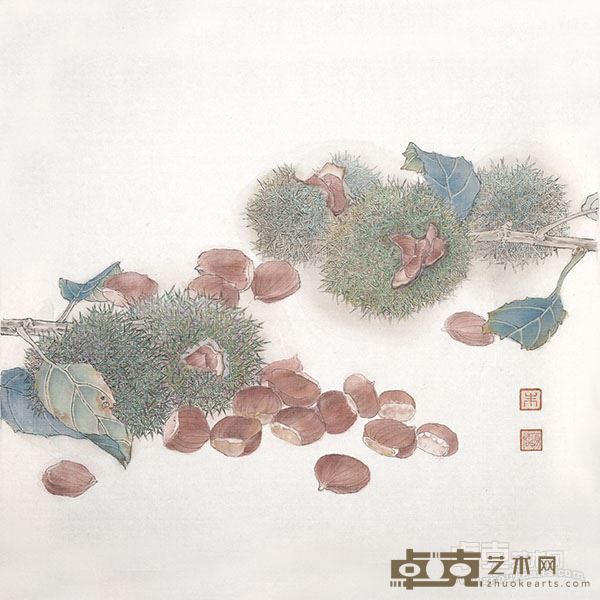 2016年朱雁娴《田园四时》之九31cX31cm
