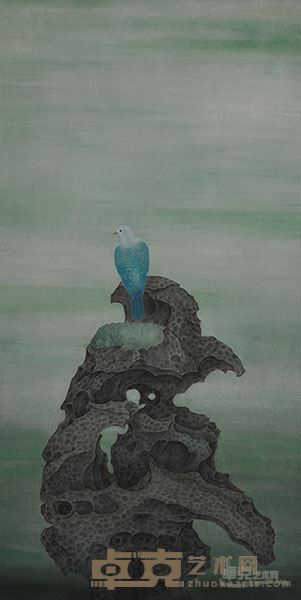 《千年之恋—直到长满清苔》132x66cm，2015年
