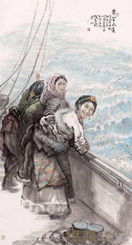 黄金水道 185cmX96cm 2015