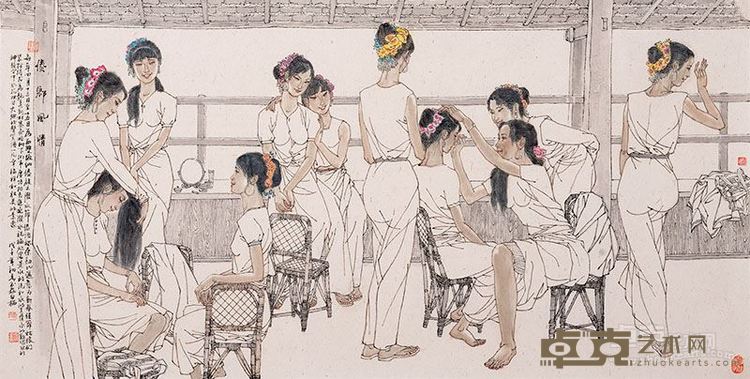 傣乡风情-68cmX136cm 2008年