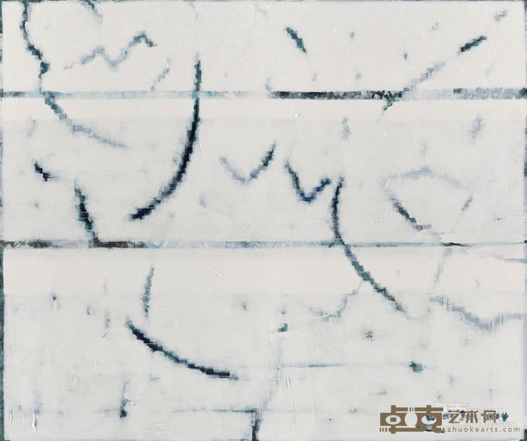 王俊，无题，布面丙烯，150×180cm，2014