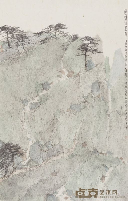 南宋烟柳——徐钢 天柱写生之二 43x29.5cm 纸本水墨 2017