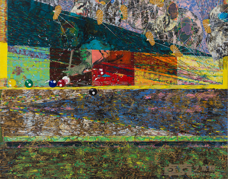 转向主体的面孔4  布面丙烯  150×190cm  2016