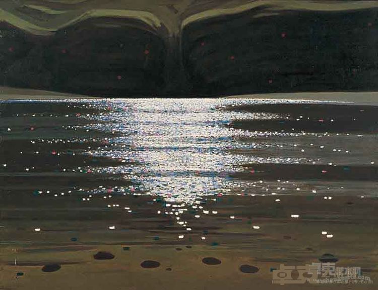 我心中的河2 张立国 布面油画170190cm1984