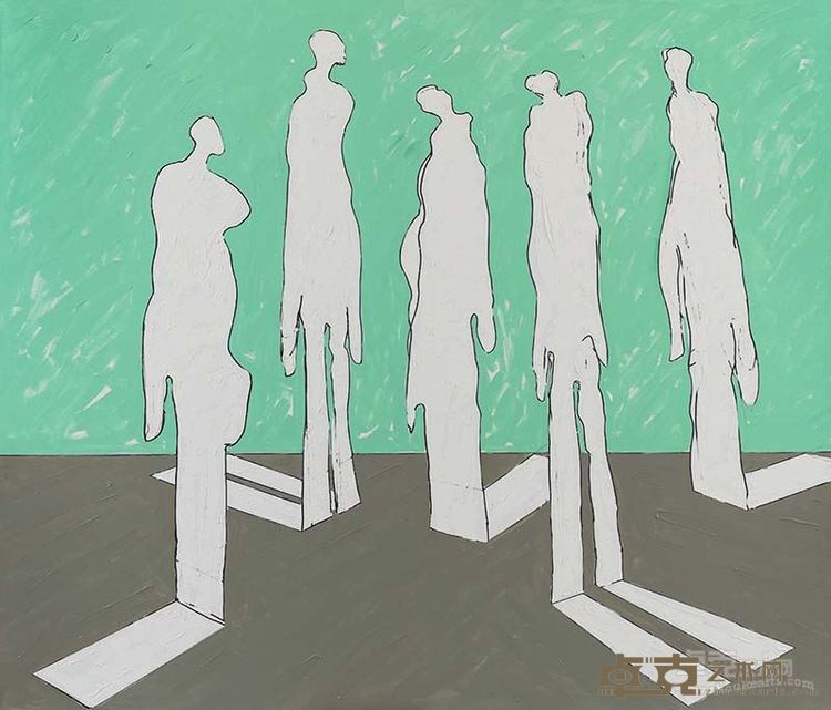 爱的寓言 张立国 布面油画 190x220cm 2013
