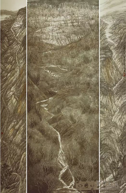 山容清澹  ·  240×158cm