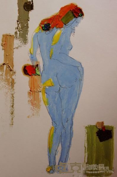 《巴黎之春》  程亚杰 58x39cm 2015年 布面油画