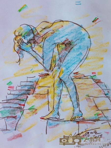 《瞬间的美丽》  程亚杰 36x26cm 2015年 布面油画