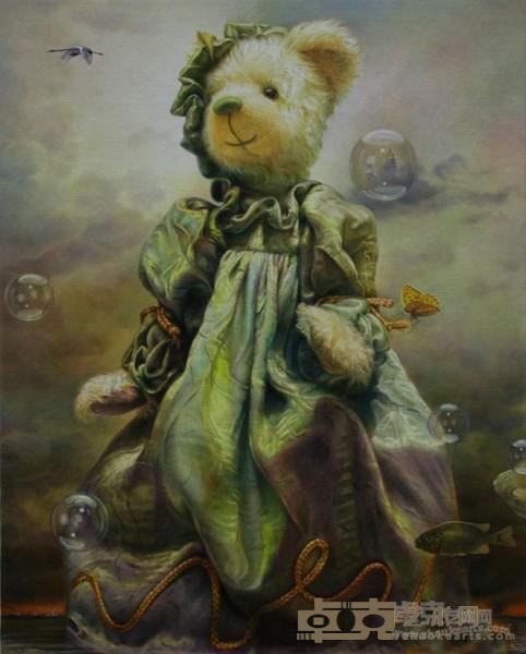 《踏浪》  程亚杰 100x80cm 2007年 布面油画