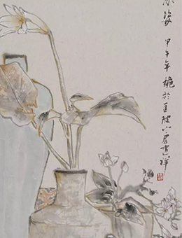“浮生彼岸——周建祥中国画作品展”在久留米美术馆开幕