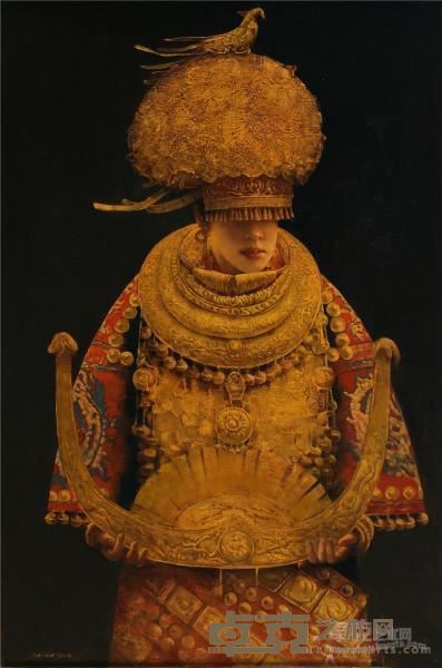 《凤仪》  徐明 120x80cm 2016年 油画