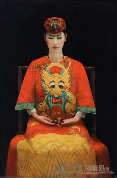 《虎帽》  徐明 120x80cm 2016年 油画