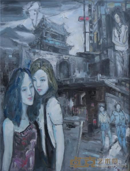 《云中行系列之二十二》  刘春冰 80x60cm 2014年 布面油画