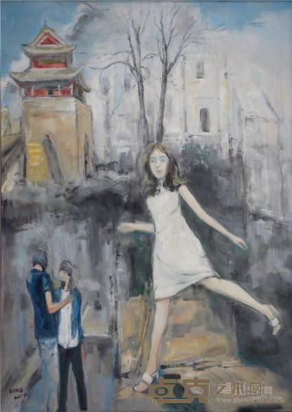 《云中行系列之二十三》  刘春冰 130x97cm 2014年 布面油画