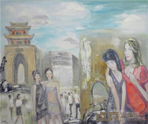《云中行系列之六十八》  刘春冰 150x180cm 2015年 布面油画